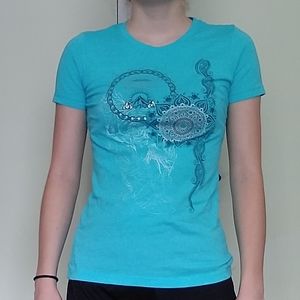 Disney park authentic turquoise t-shirt